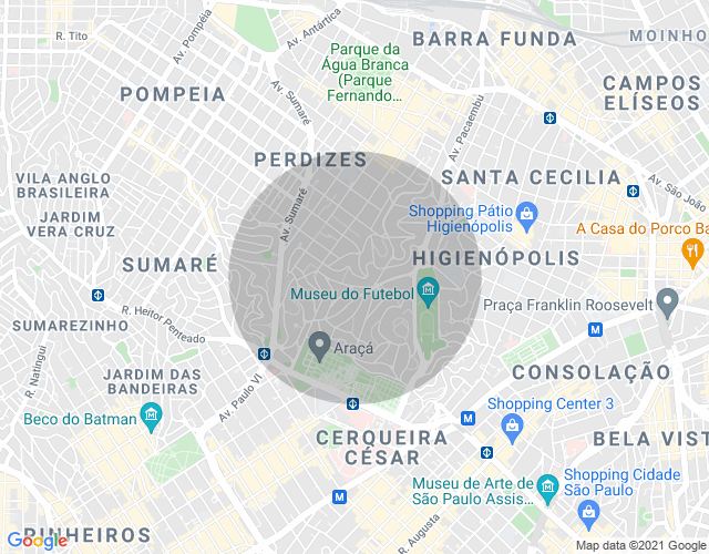 Imóvel no mapa