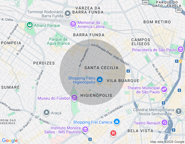 Imóvel no mapa