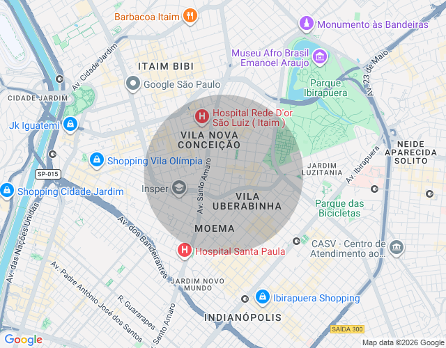 Imóvel no mapa