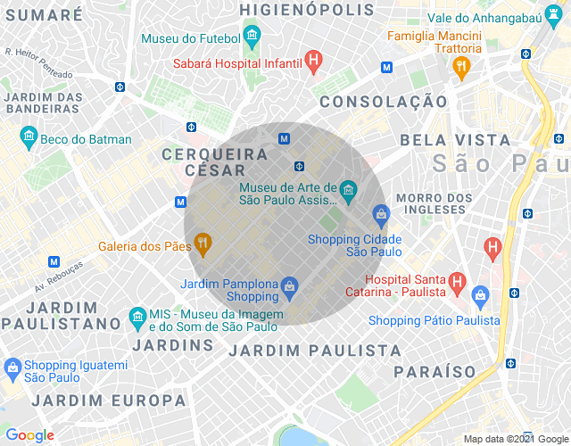 Imóvel no mapa