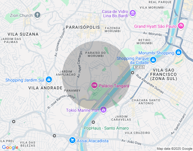 Imóvel no mapa