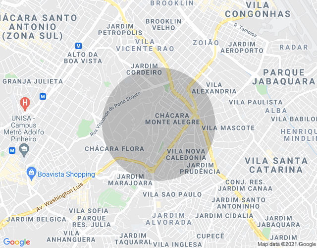 Imóvel no mapa