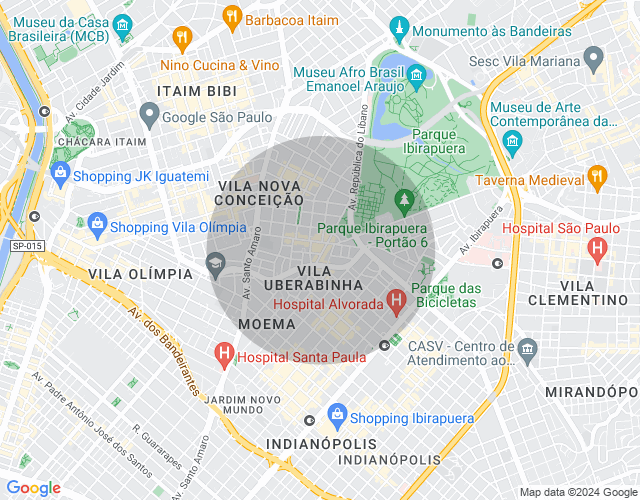 Imóvel no mapa