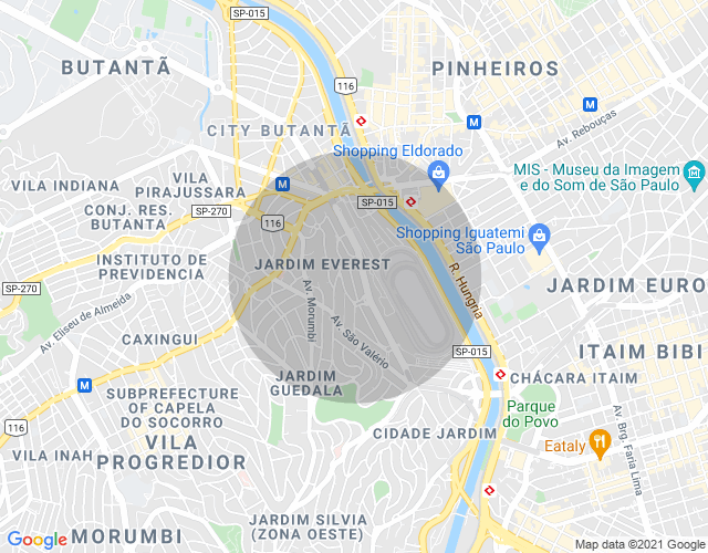 Imóvel no mapa