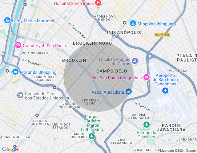 Imóvel no mapa