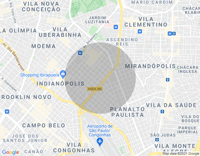 Imóvel no mapa