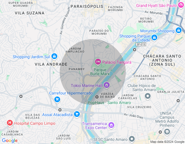 Imóvel no mapa