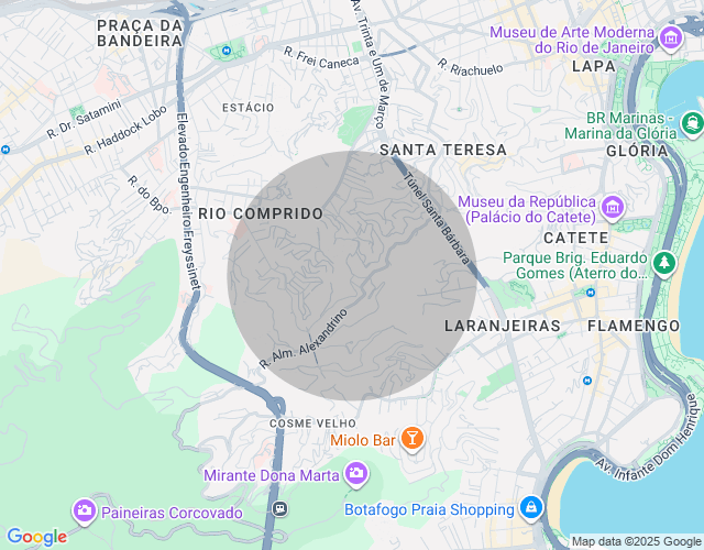 Imóvel no mapa