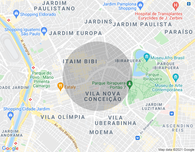 Imóvel no mapa