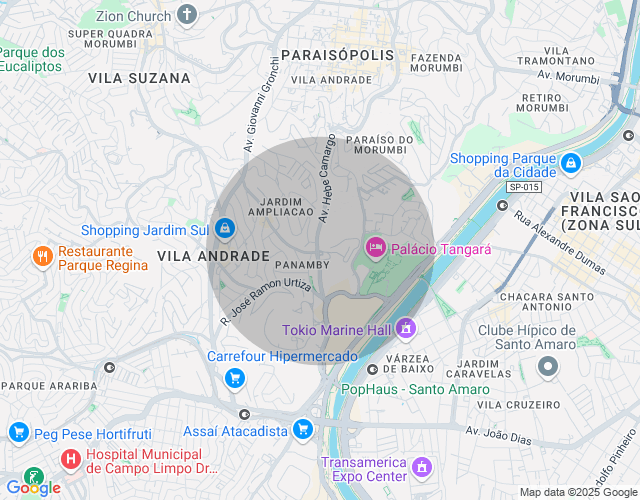 Imóvel no mapa