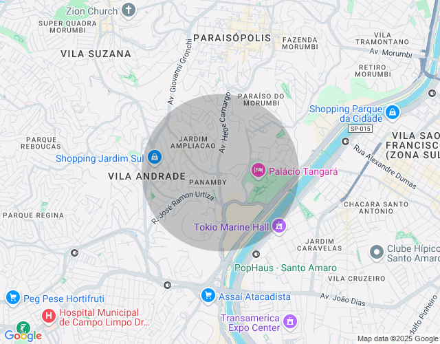 Imóvel no mapa