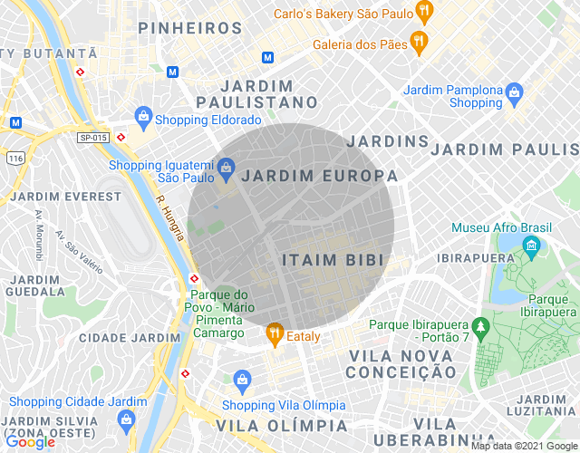 Imóvel no mapa