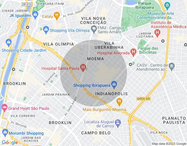 Imóvel no mapa