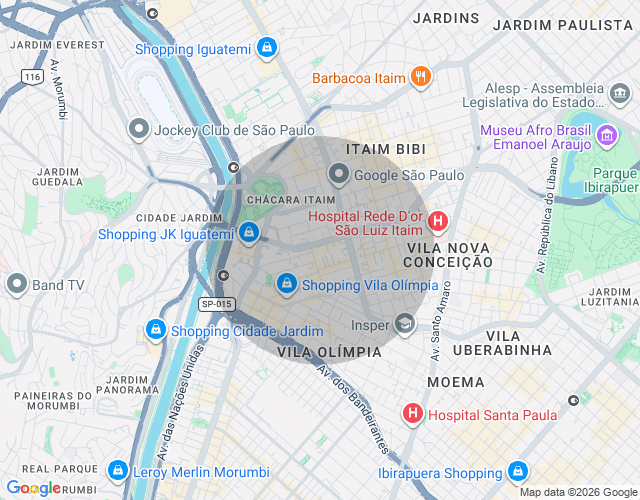 Imóvel no mapa
