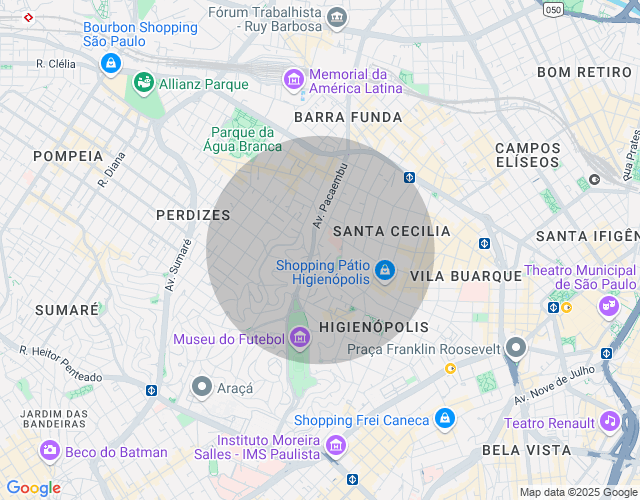 Imóvel no mapa