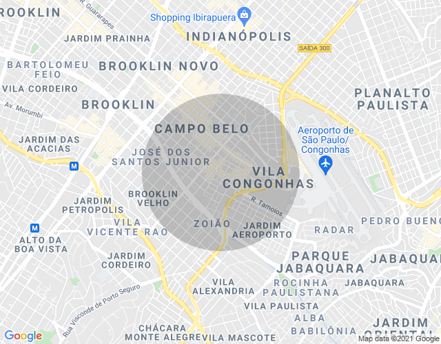 Imóvel no mapa