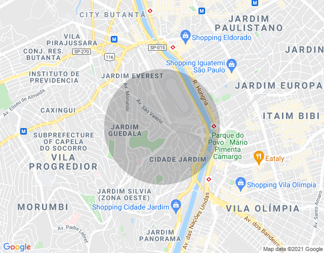 Imóvel no mapa