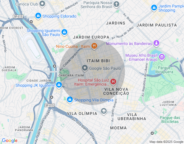 Imóvel no mapa