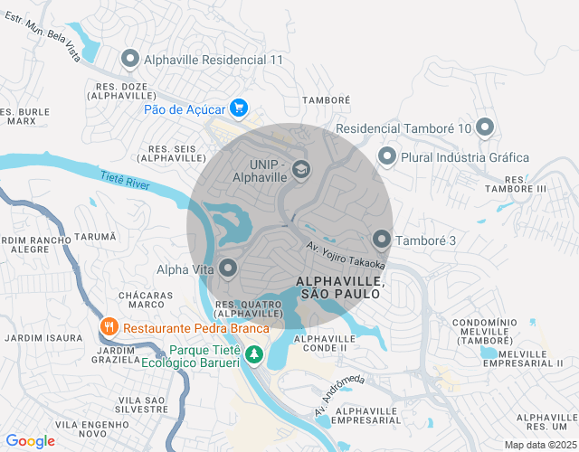 Imóvel no mapa