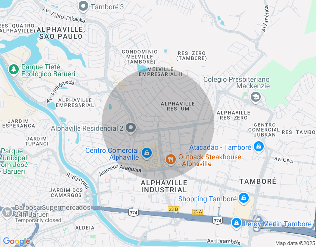 Imóvel no mapa