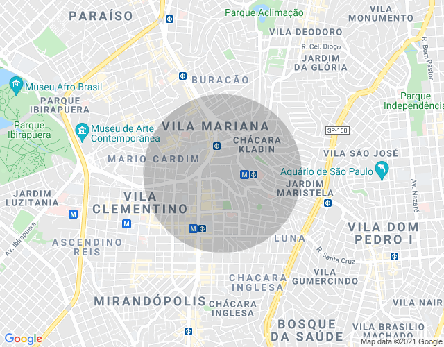 Imóvel no mapa