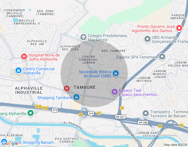 Imóvel no mapa