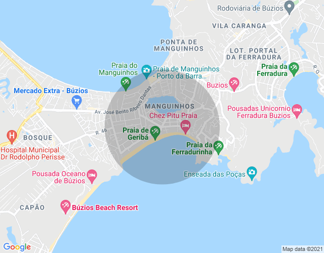Imóvel no mapa