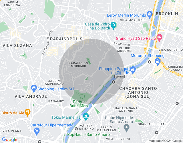 Imóvel no mapa