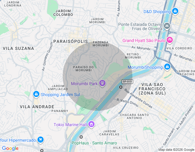 Imóvel no mapa