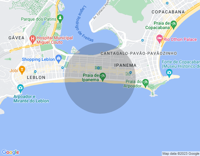 Imóvel no mapa