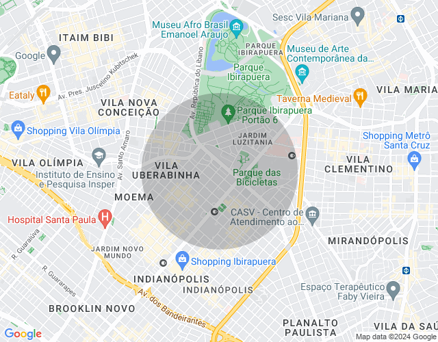 Imóvel no mapa