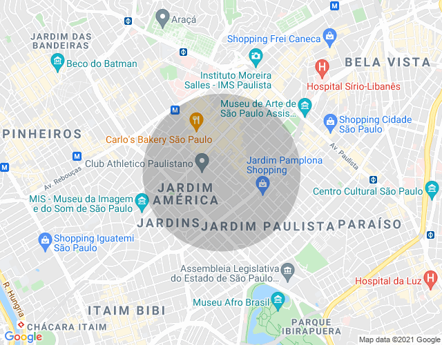 Imóvel no mapa