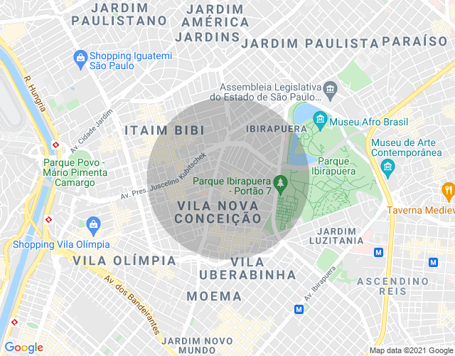 Imóvel no mapa