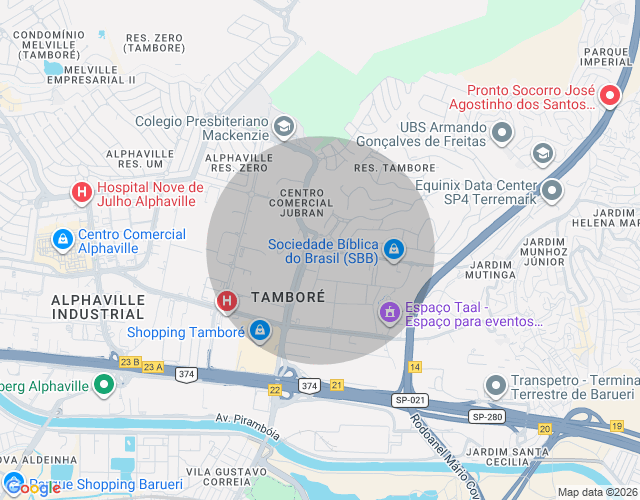 Imóvel no mapa