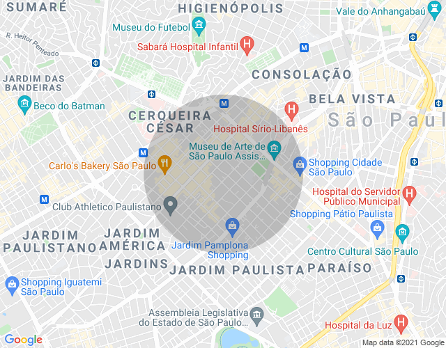 Imóvel no mapa