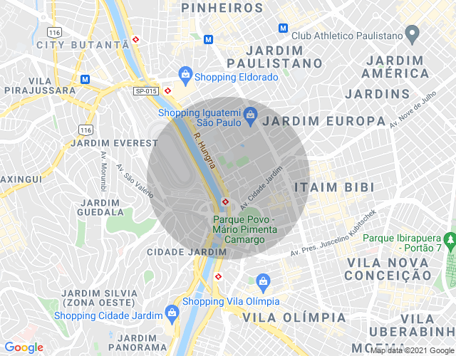 Imóvel no mapa