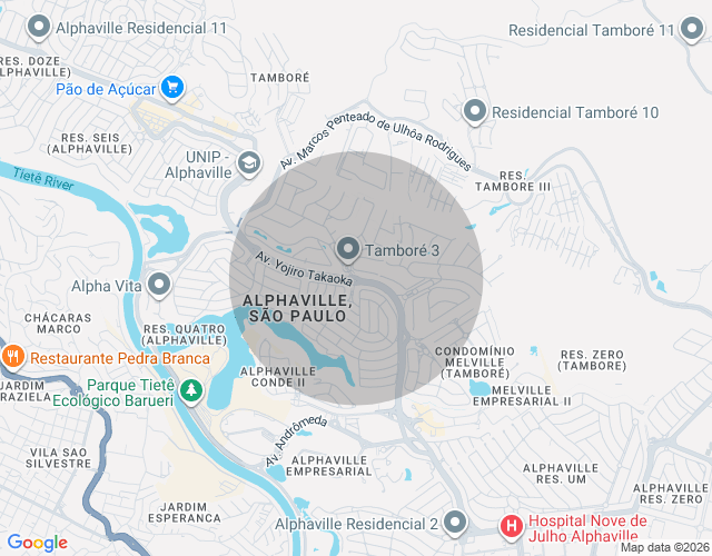 Imóvel no mapa