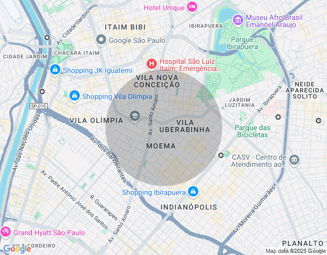 Imóvel no mapa