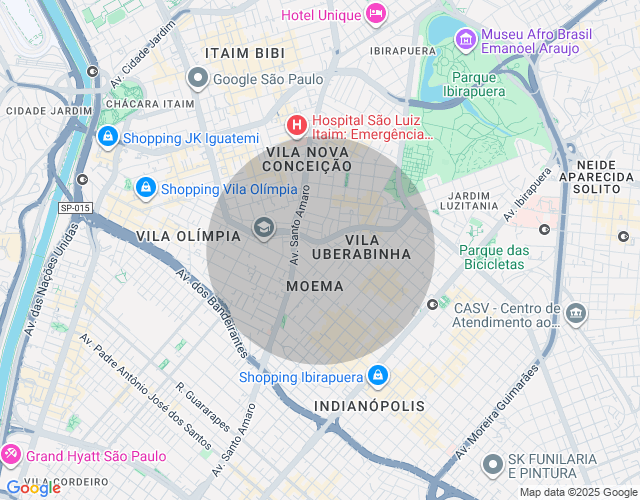 Imóvel no mapa
