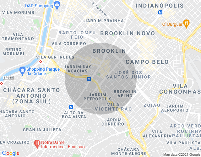 Imóvel no mapa