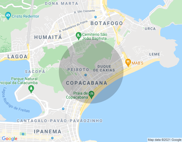 Imóvel no mapa