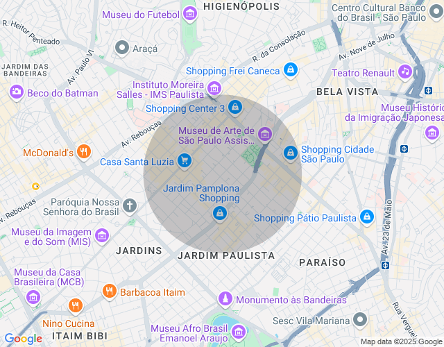 Imóvel no mapa