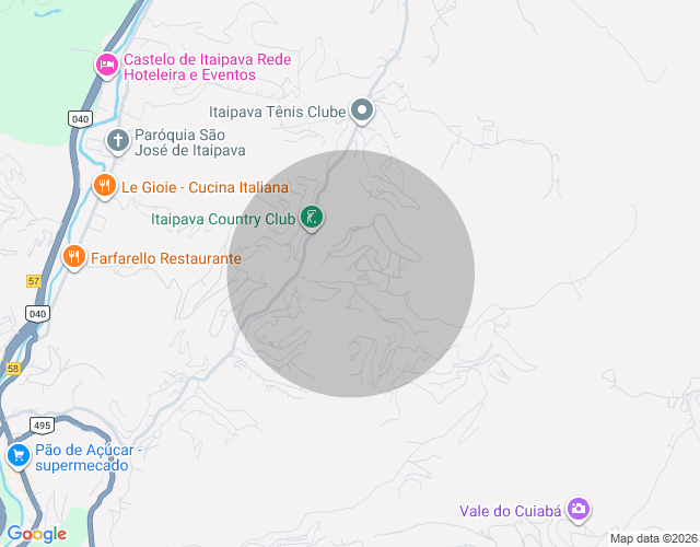 Imóvel no mapa
