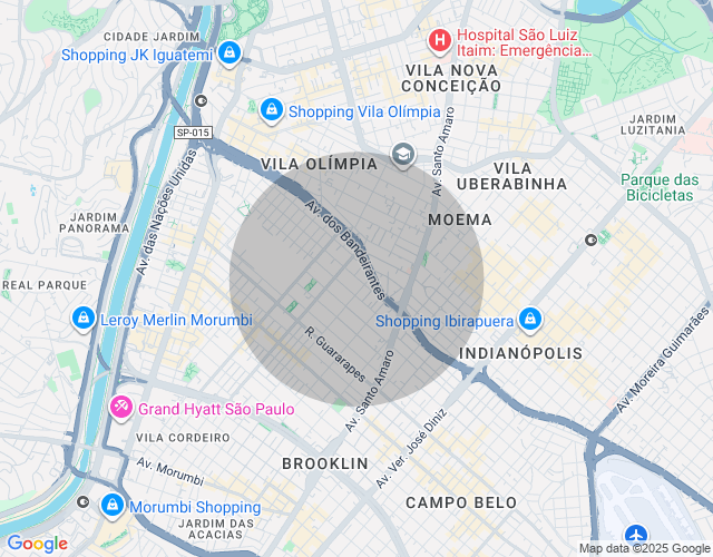 Imóvel no mapa