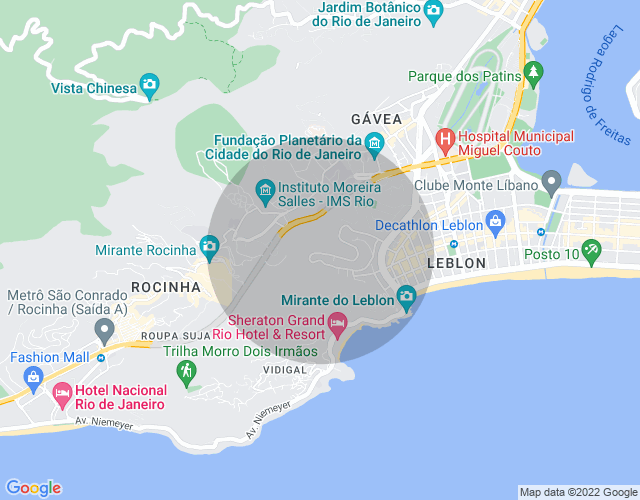 Imóvel no mapa