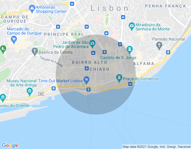 Imóvel no mapa