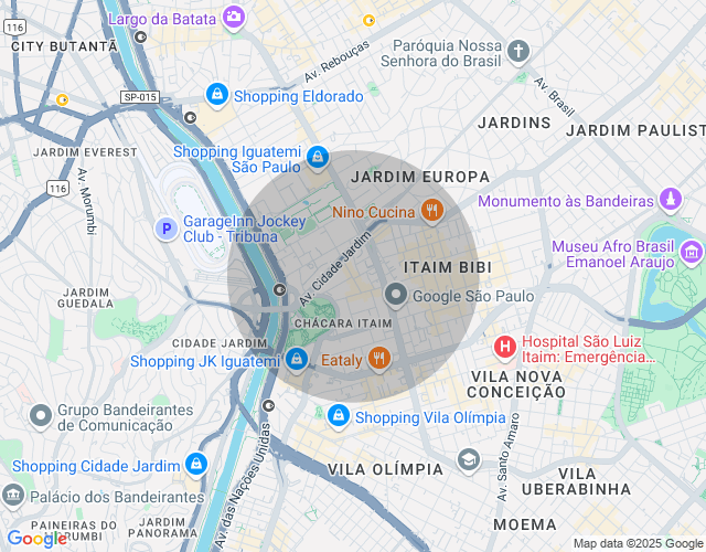 Imóvel no mapa