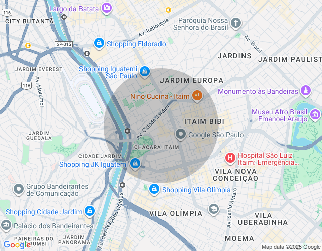Imóvel no mapa