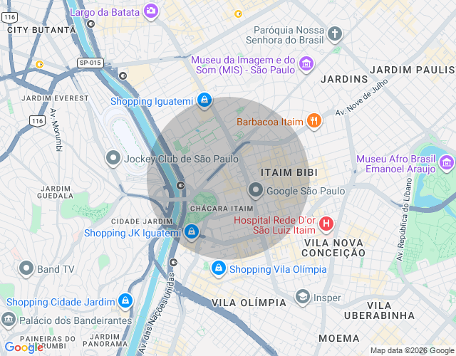 Imóvel no mapa