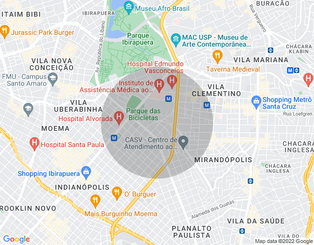 Imóvel no mapa